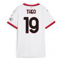 AC Milan Theo Hernandez #19 Bortatröja Kvinnor 2024-25 Korta ärmar